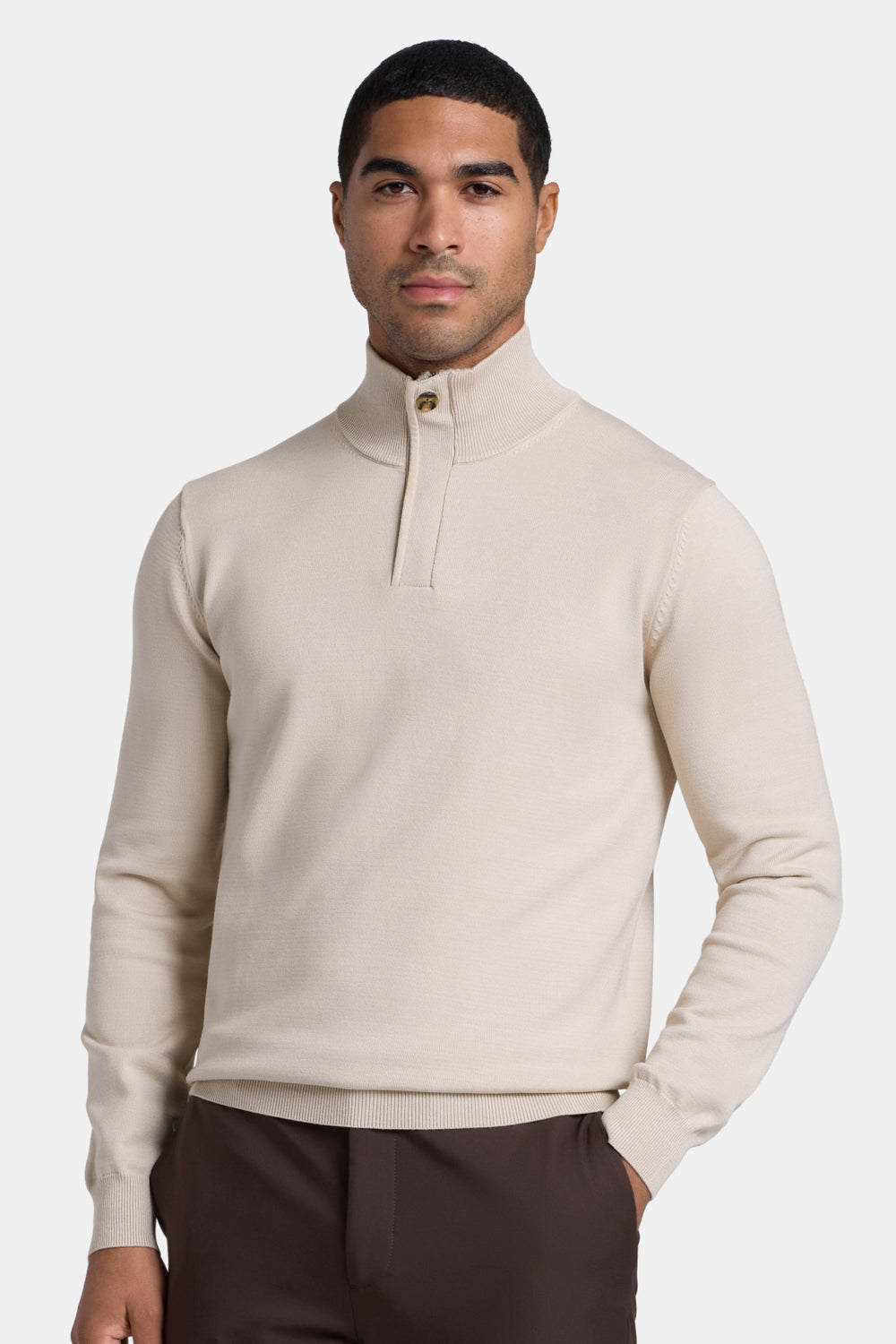 THE FINEZZA QUARTER ZIP SWEATER