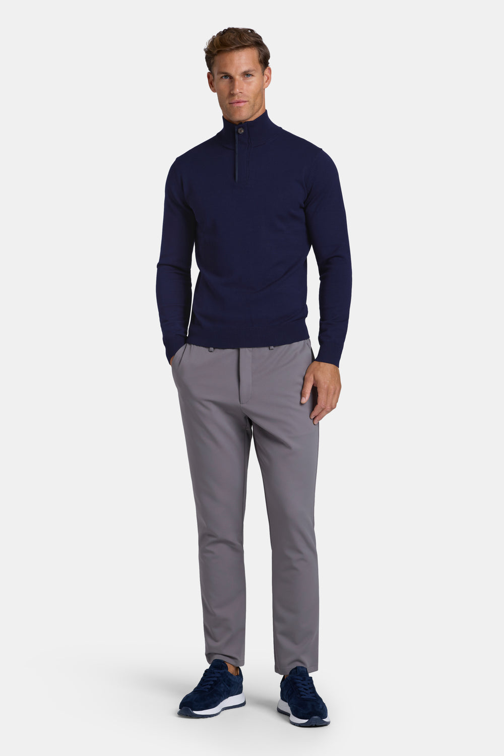 THE FINEZZA QUARTER ZIP SWEATER