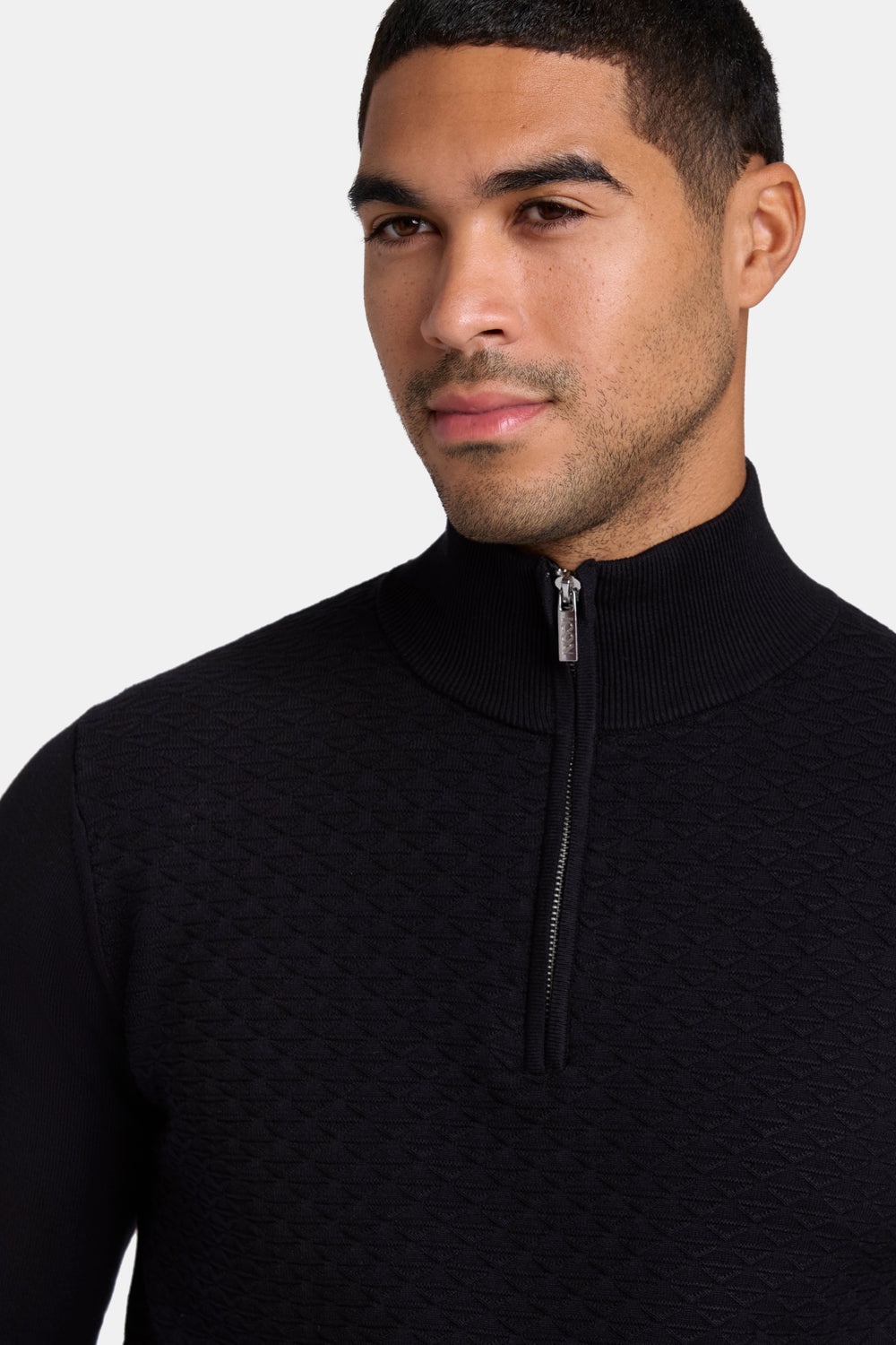 THE MARCELLO QUARTER ZIP SWEATER