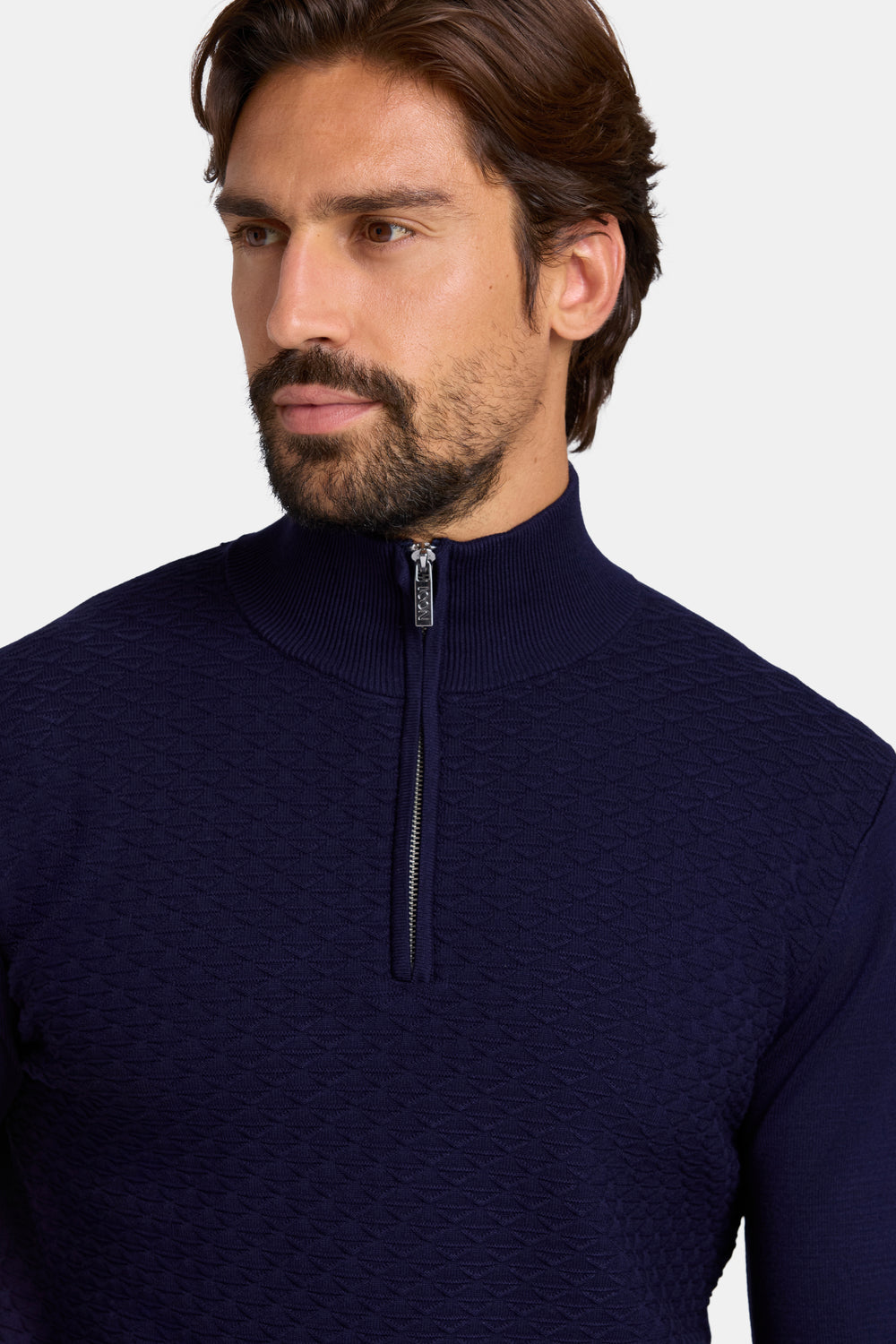THE MARCELLO QUARTER ZIP SWEATER