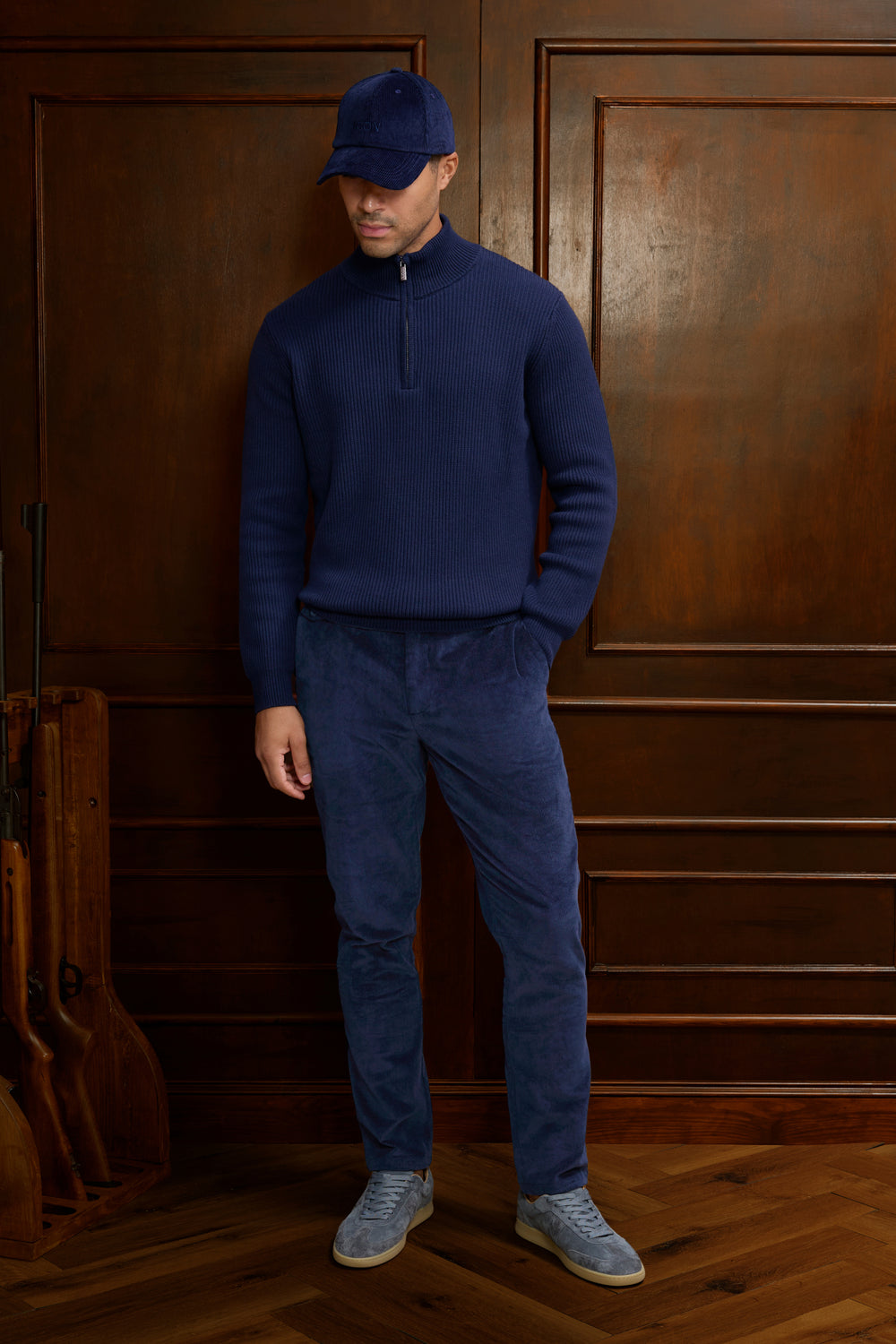 THE DECO QUARTER ZIP SWEATER