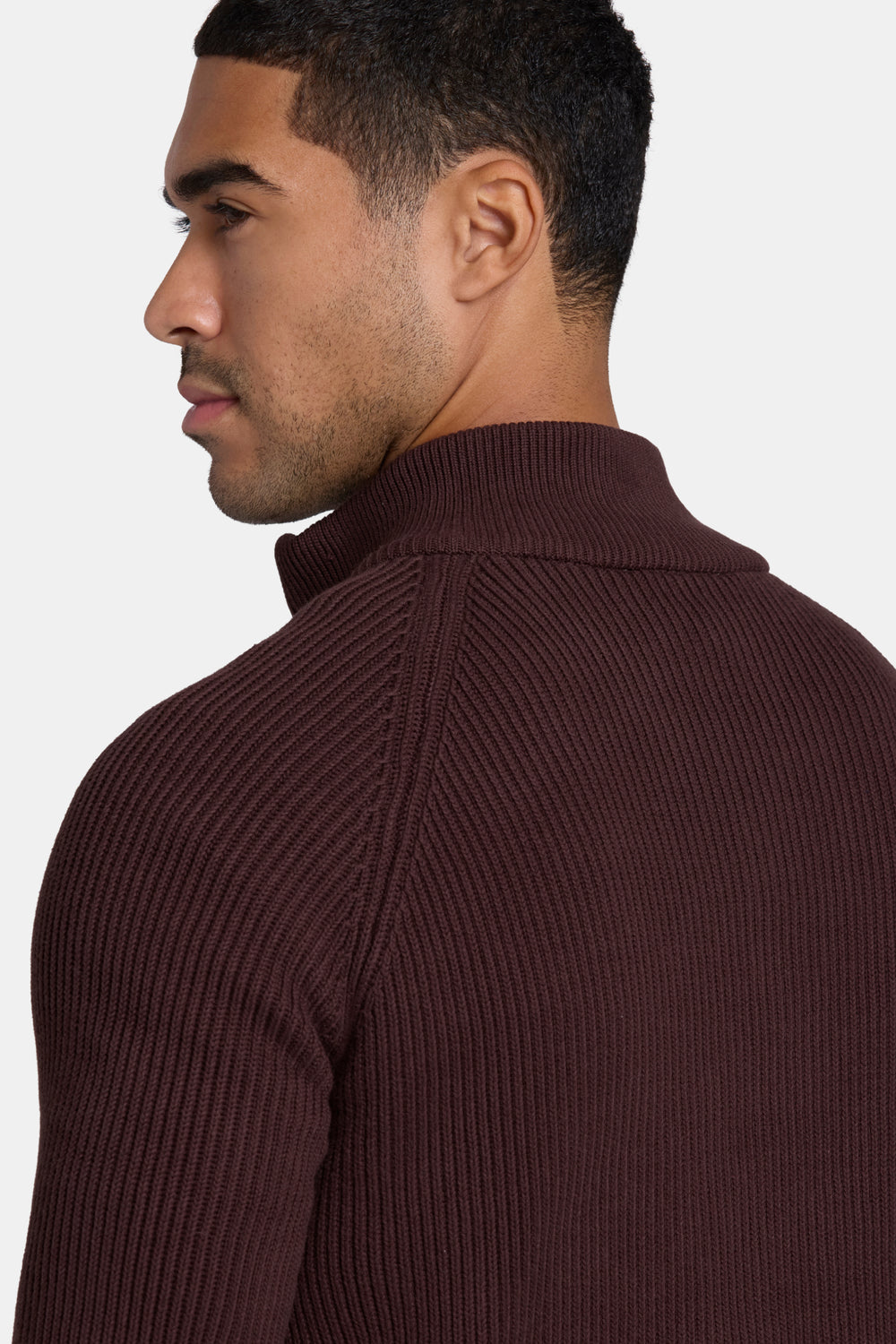 THE PIO FAUX SUEDE CARDIGAN