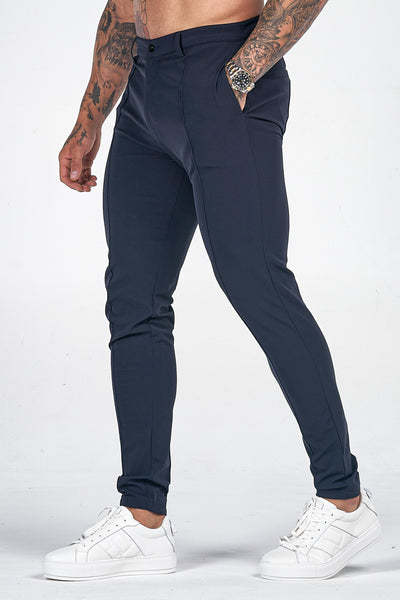 THE VOCO TROUSERS - NAVY BLUE - ICON. AMSTERDAM
