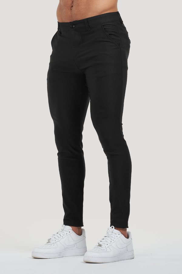 THE AVANI TROUSERS - BLACK - ICON. AMSTERDAM