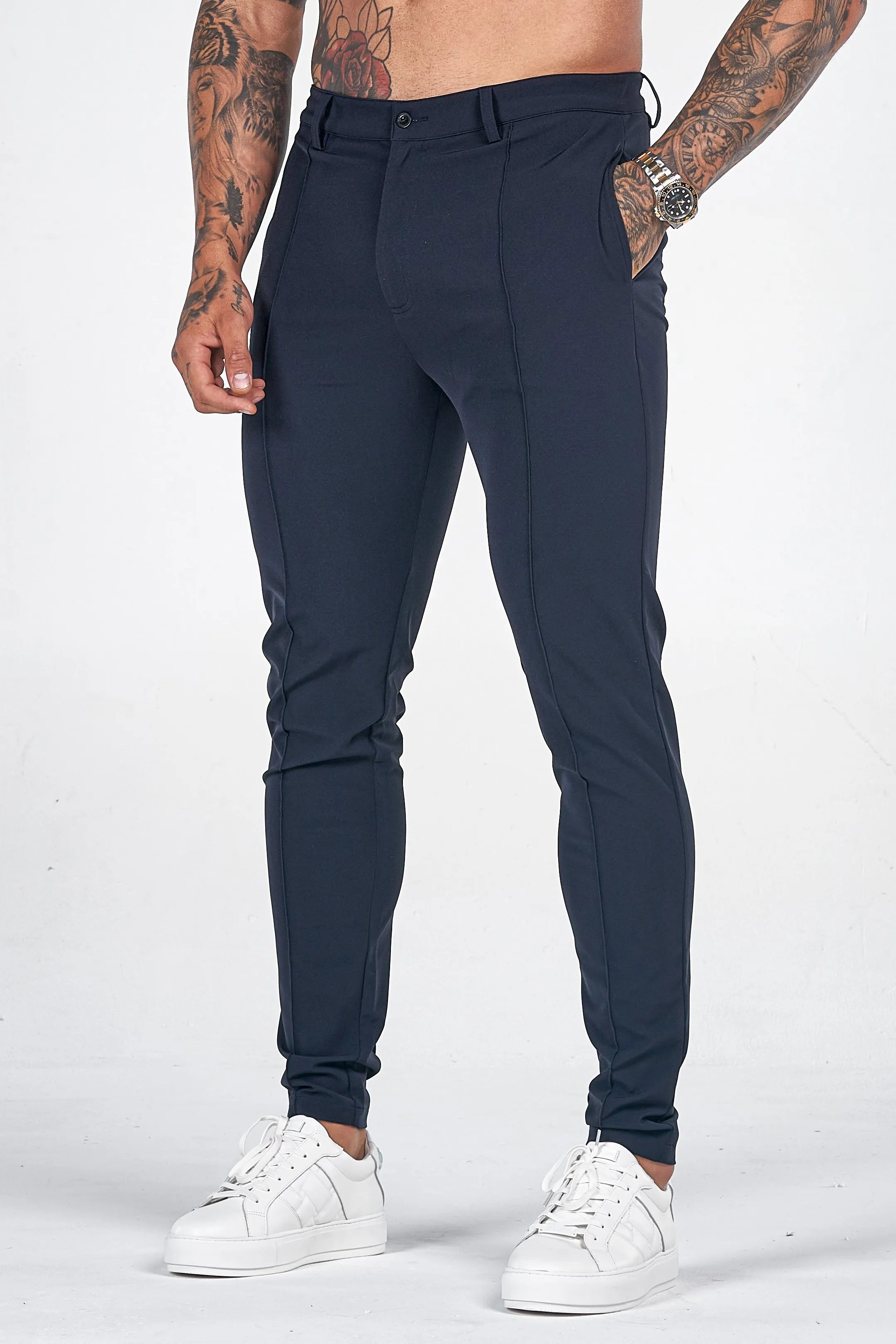 THE VOCO TROUSERS 2.0 - NAVY BLUE - ICON. AMSTERDAM