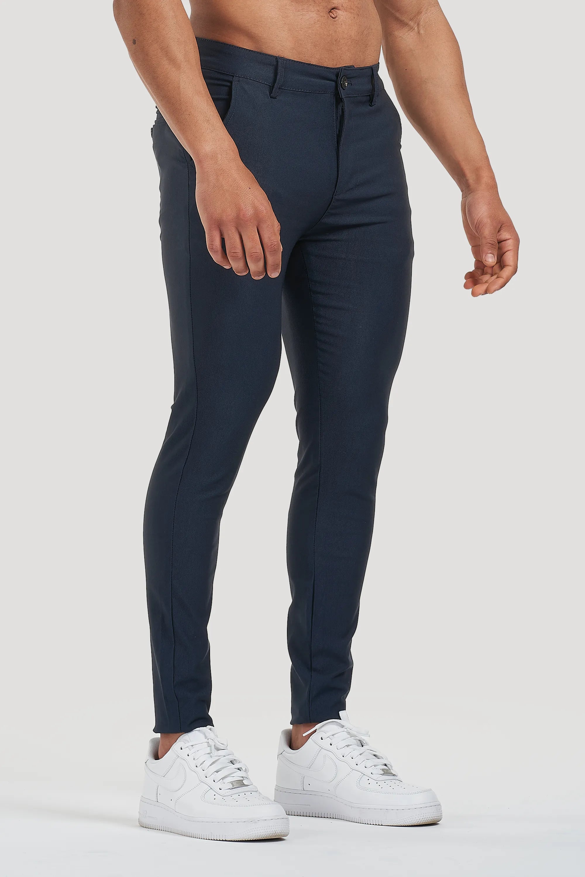 THE AVANI TROUSERS - DARK BLUE - ICON. AMSTERDAM