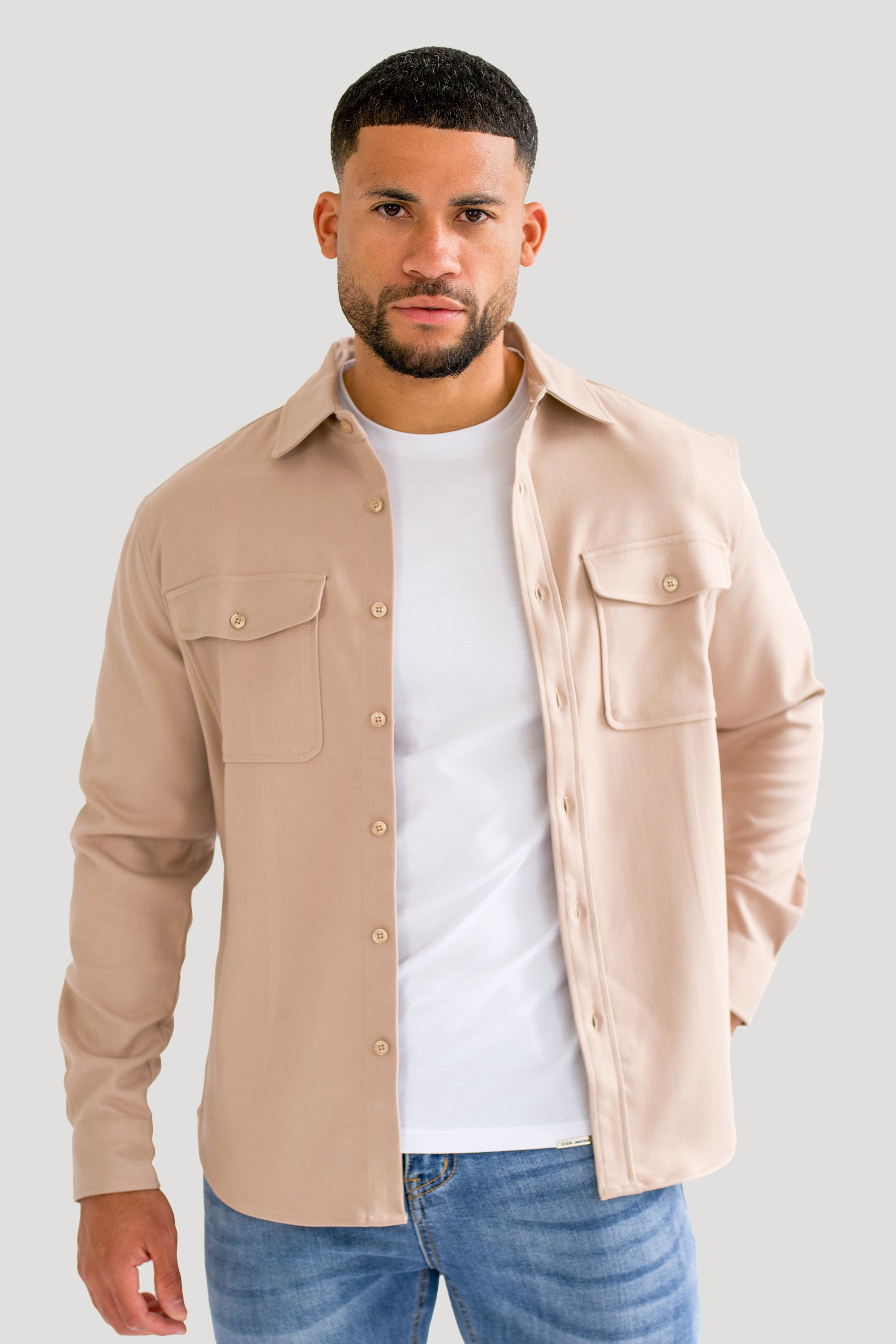 THE DANTE OVERSHIRT - IRISH CREAM