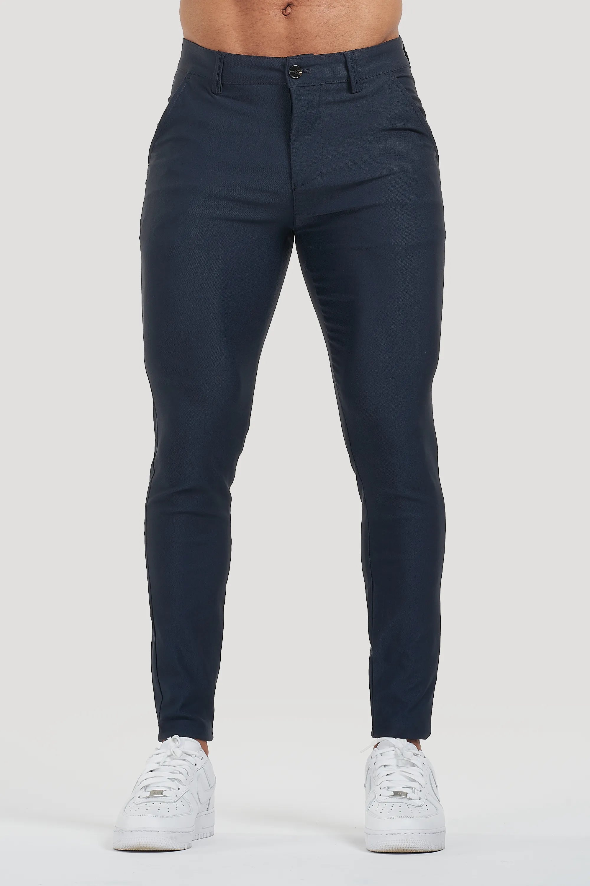 THE AVANI TROUSERS - DARK BLUE - ICON. AMSTERDAM