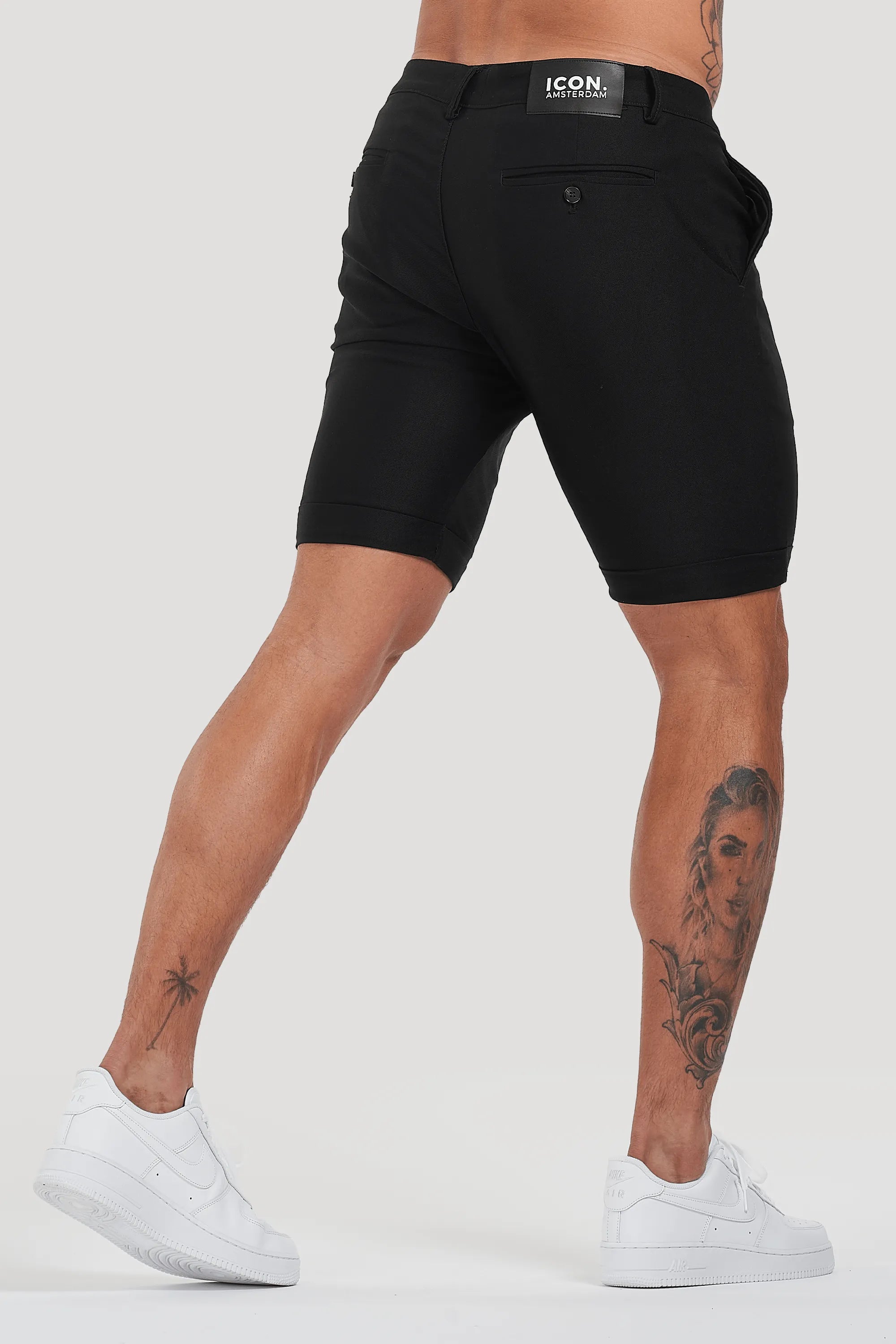 THE AVANI SHORTS - BLACK - ICON. AMSTERDAM