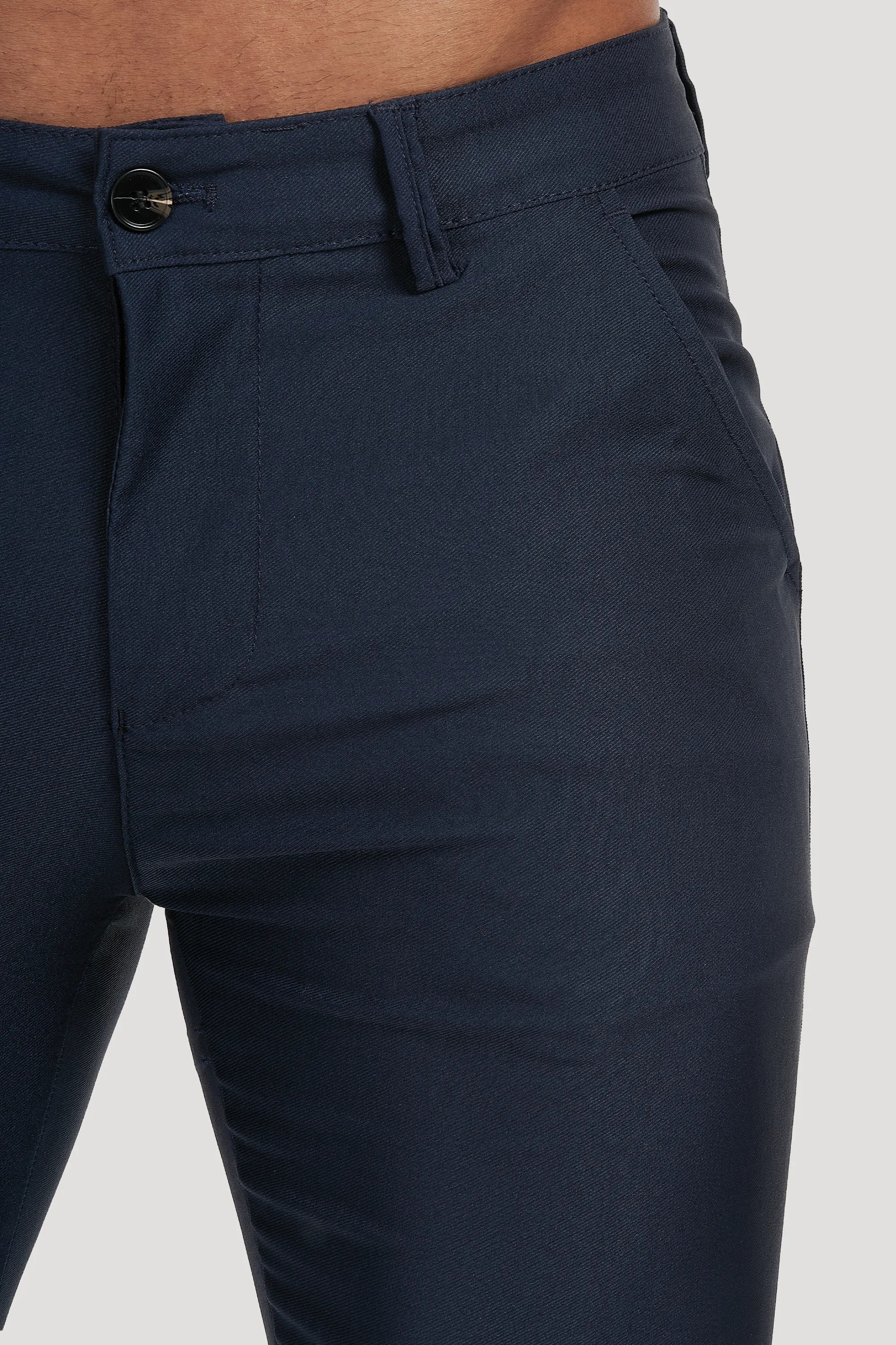 THE AVANI TROUSERS - DARK BLUE - ICON. AMSTERDAM