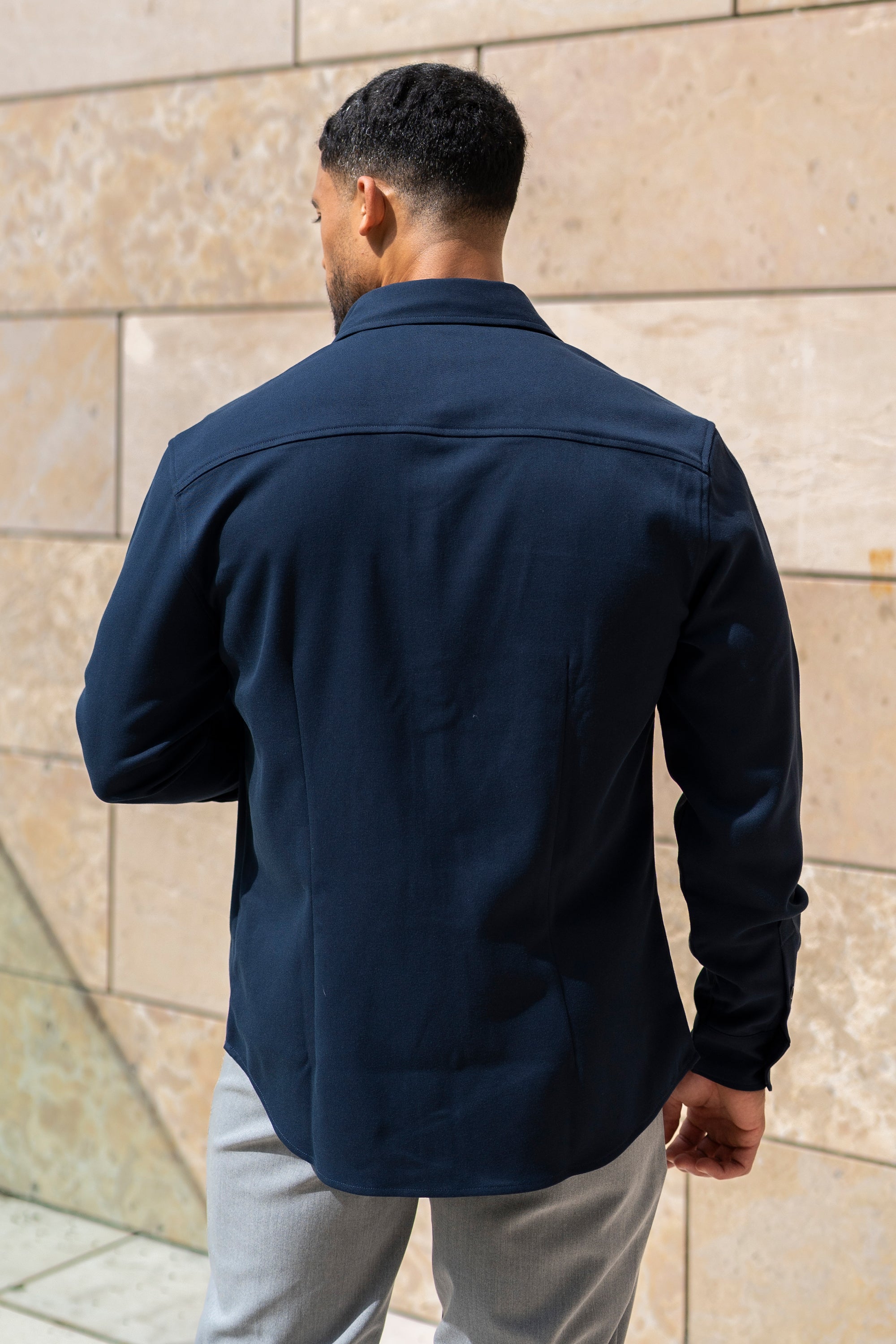 THE DANTE OVERSHIRT - NAVY