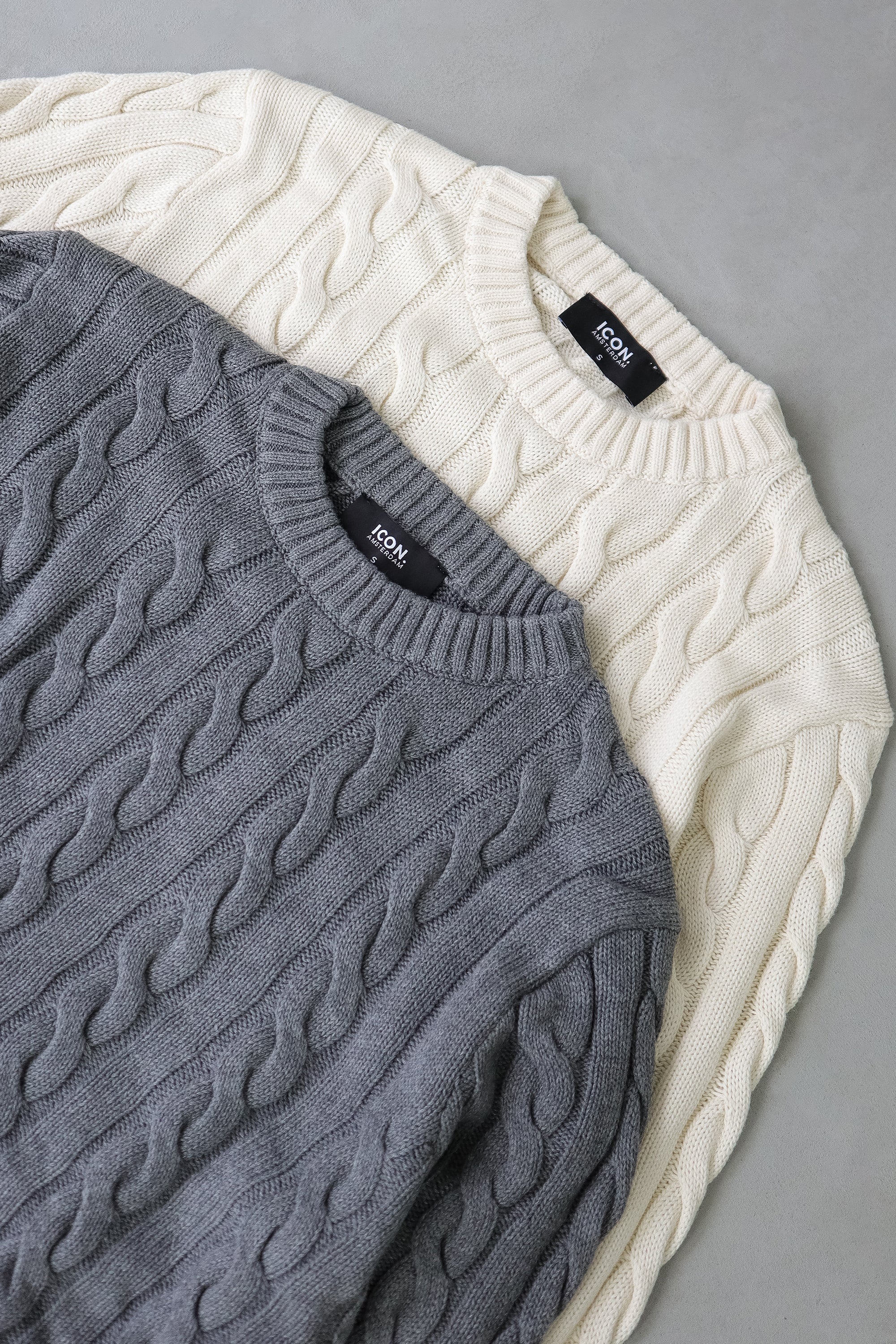 THE CABLE KNIT CREWNECK SWEATER