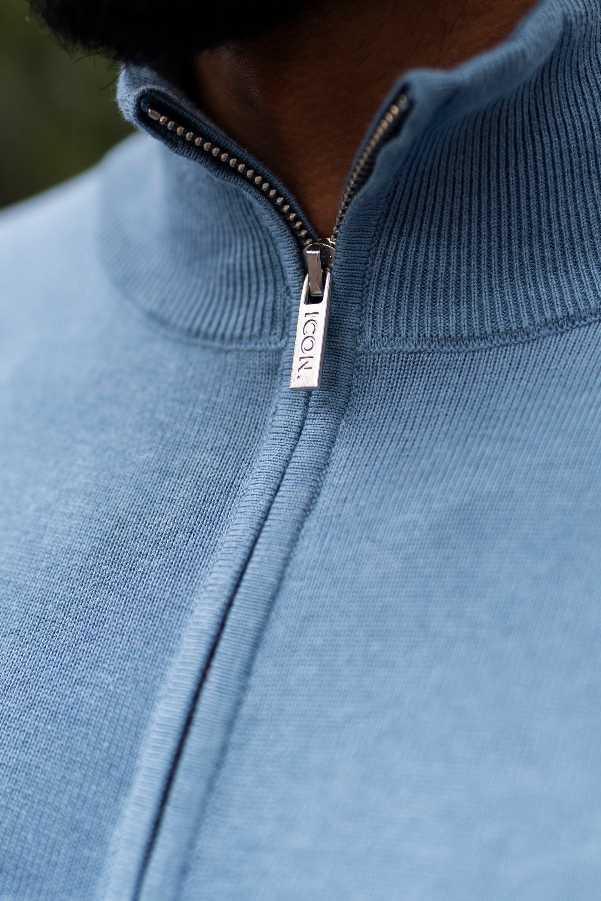 THE SANTONI HALF ZIP - CORONET BLUE