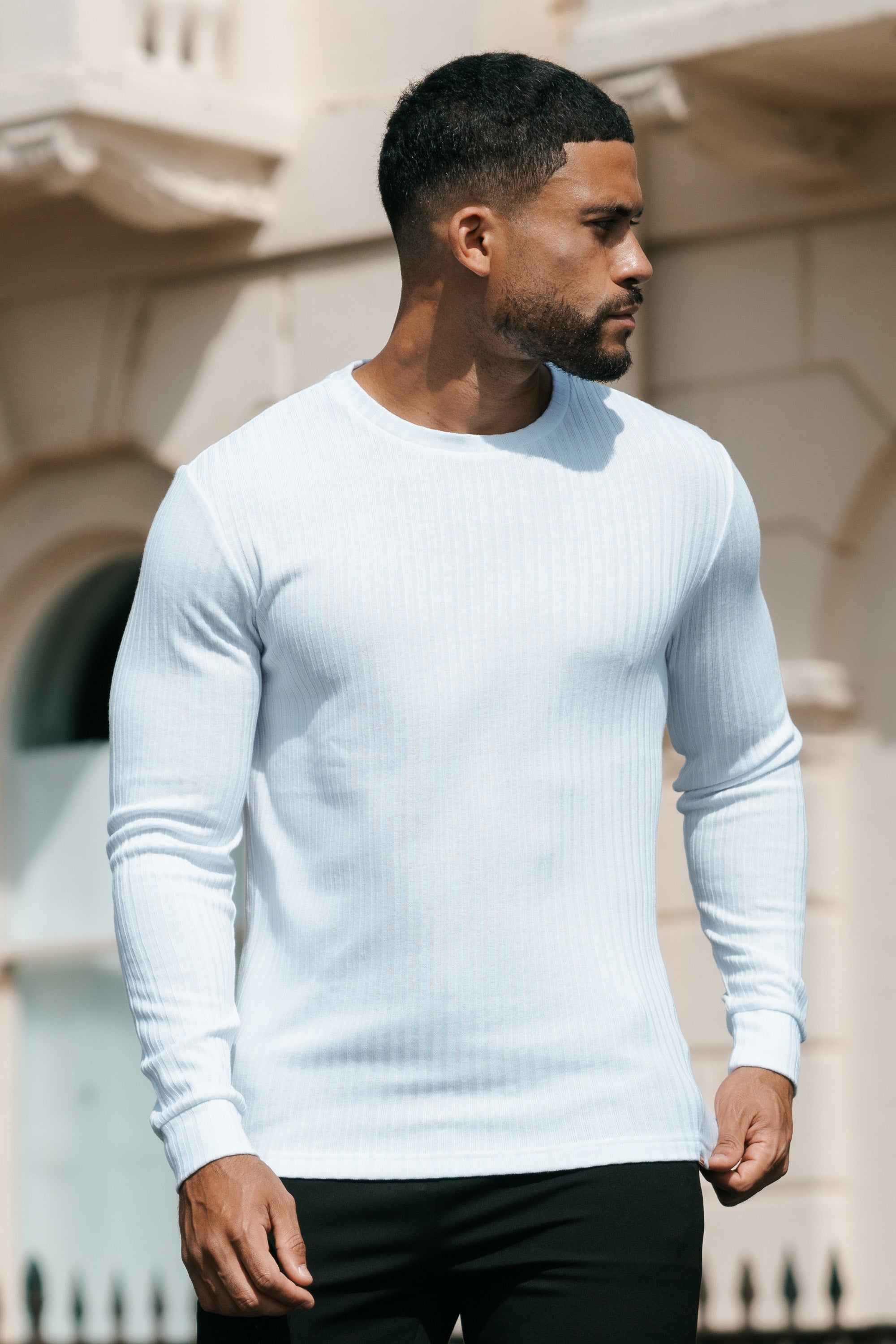 THE RIBBED CREWNECK SWEATER - ICON. AMSTERDAM