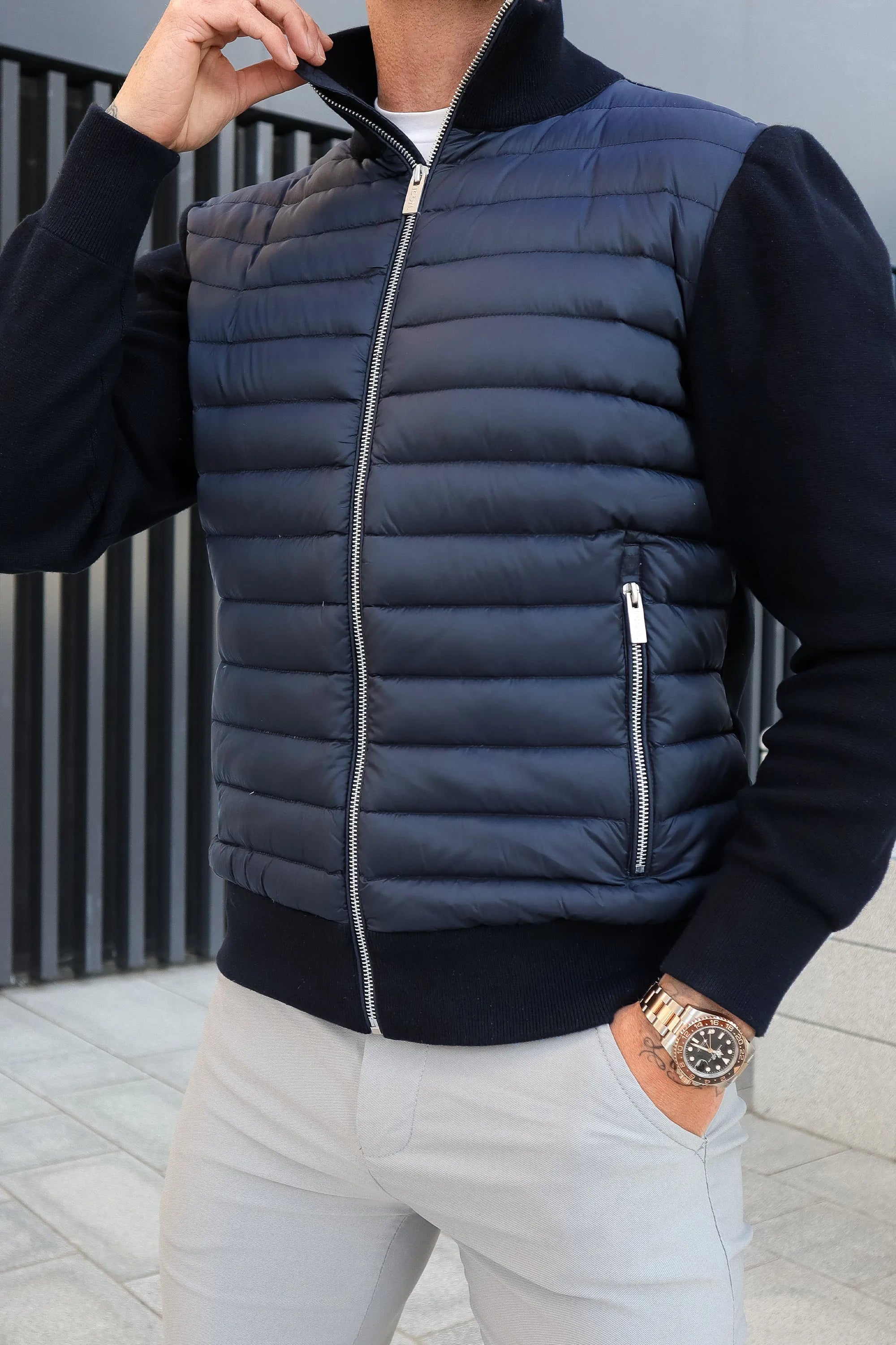 THE VERONA JACKET - NAVY - ICON. AMSTERDAM