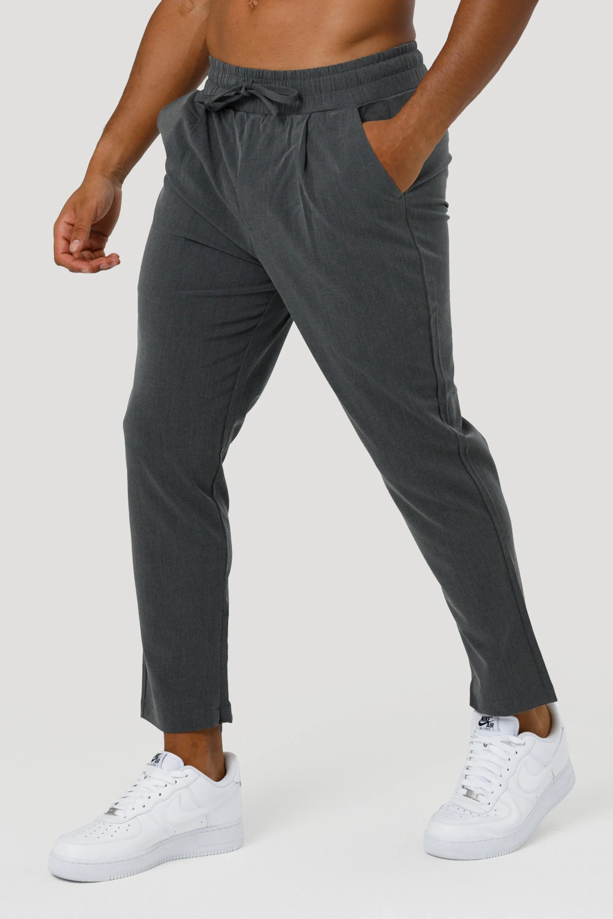 THE ELIO TROUSERS - DARK GREY - ICON. AMSTERDAM