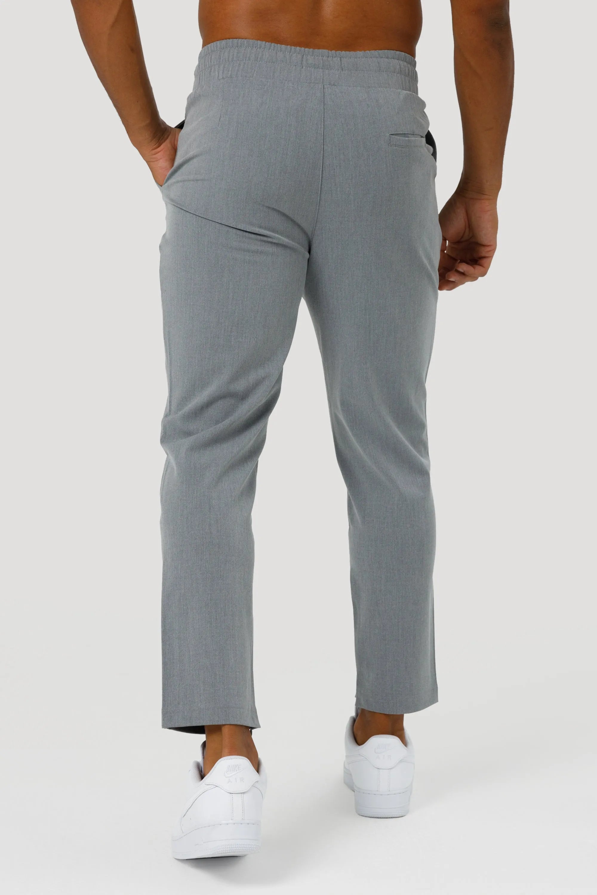 THE ELIO TROUSERS - LIGHT GREY - ICON. AMSTERDAM