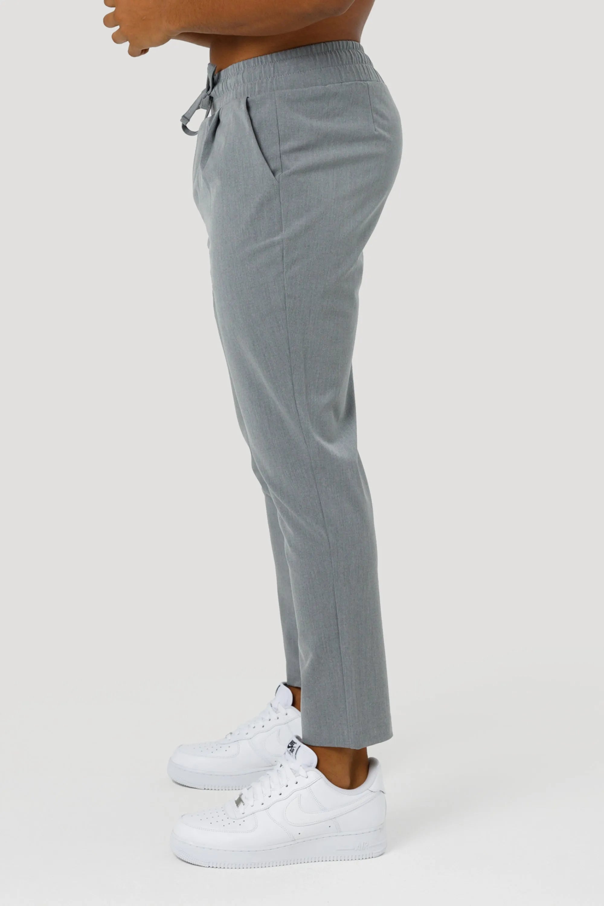 THE ELIO TROUSERS - LIGHT GREY - ICON. AMSTERDAM