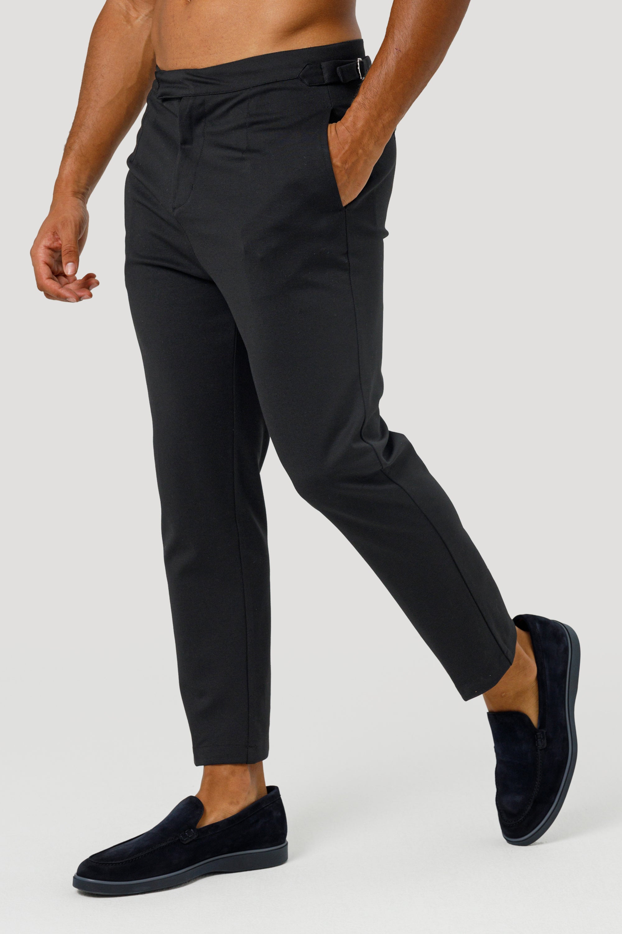 THE ALESSIO TROUSERS - BLACK