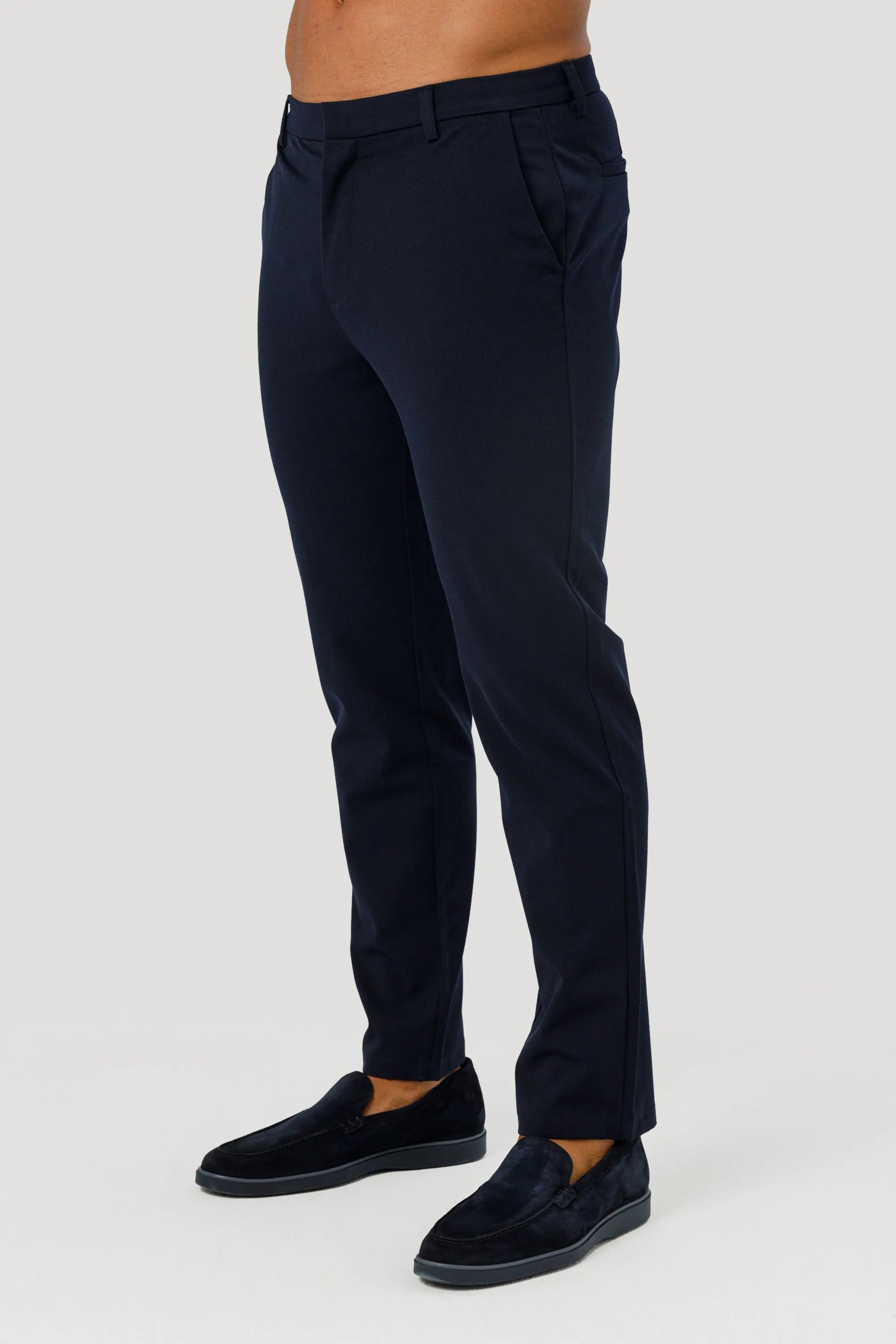 THE LUCIA TROUSERS - NAVY BLUE - ICON. AMSTERDAM