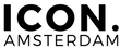 A black image of the logo from Icon Amsterdam