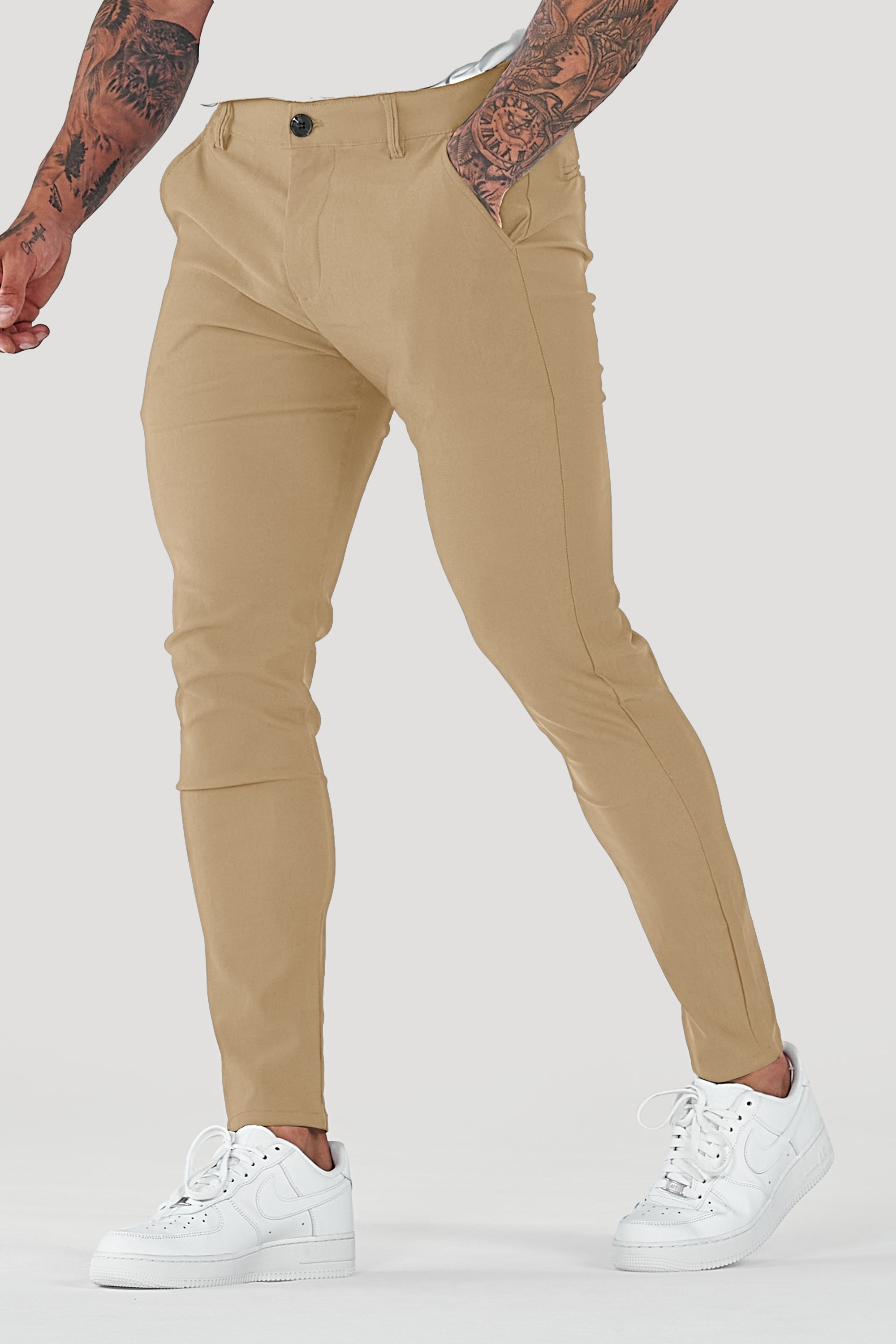 THE AVANI TROUSERS - CREAM