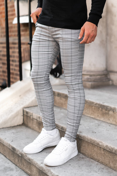 THE PLATA TROUSERS - GREY - ICON. AMSTERDAM