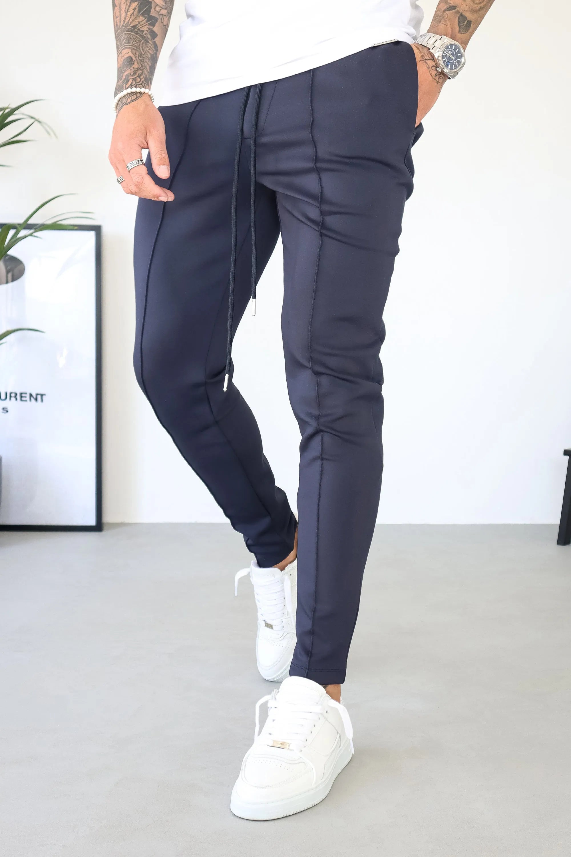 THE NOVA - TROUSERS - DARK BLUE - ICON. AMSTERDAM