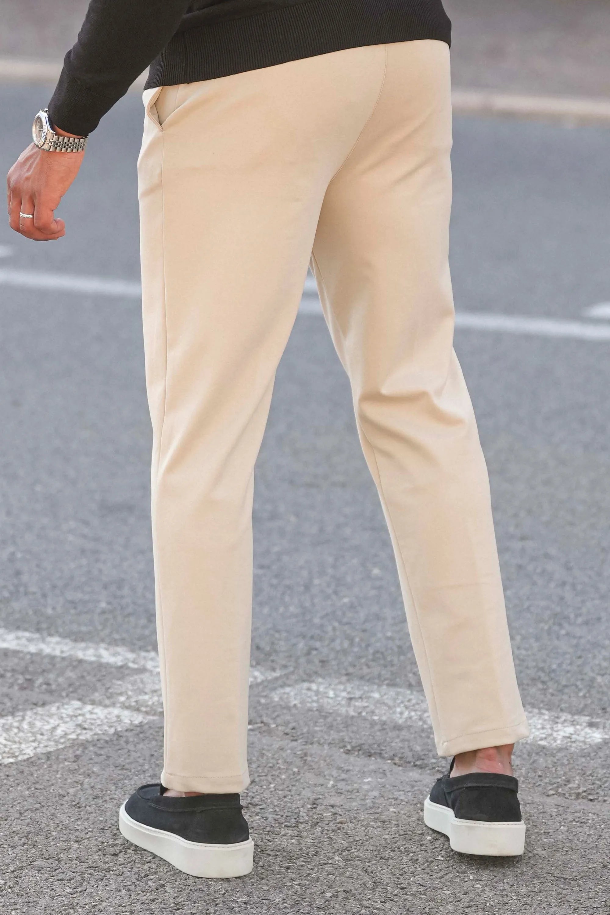 THE ALESSIO TROUSERS - IRISH CREAM - ICON. AMSTERDAM