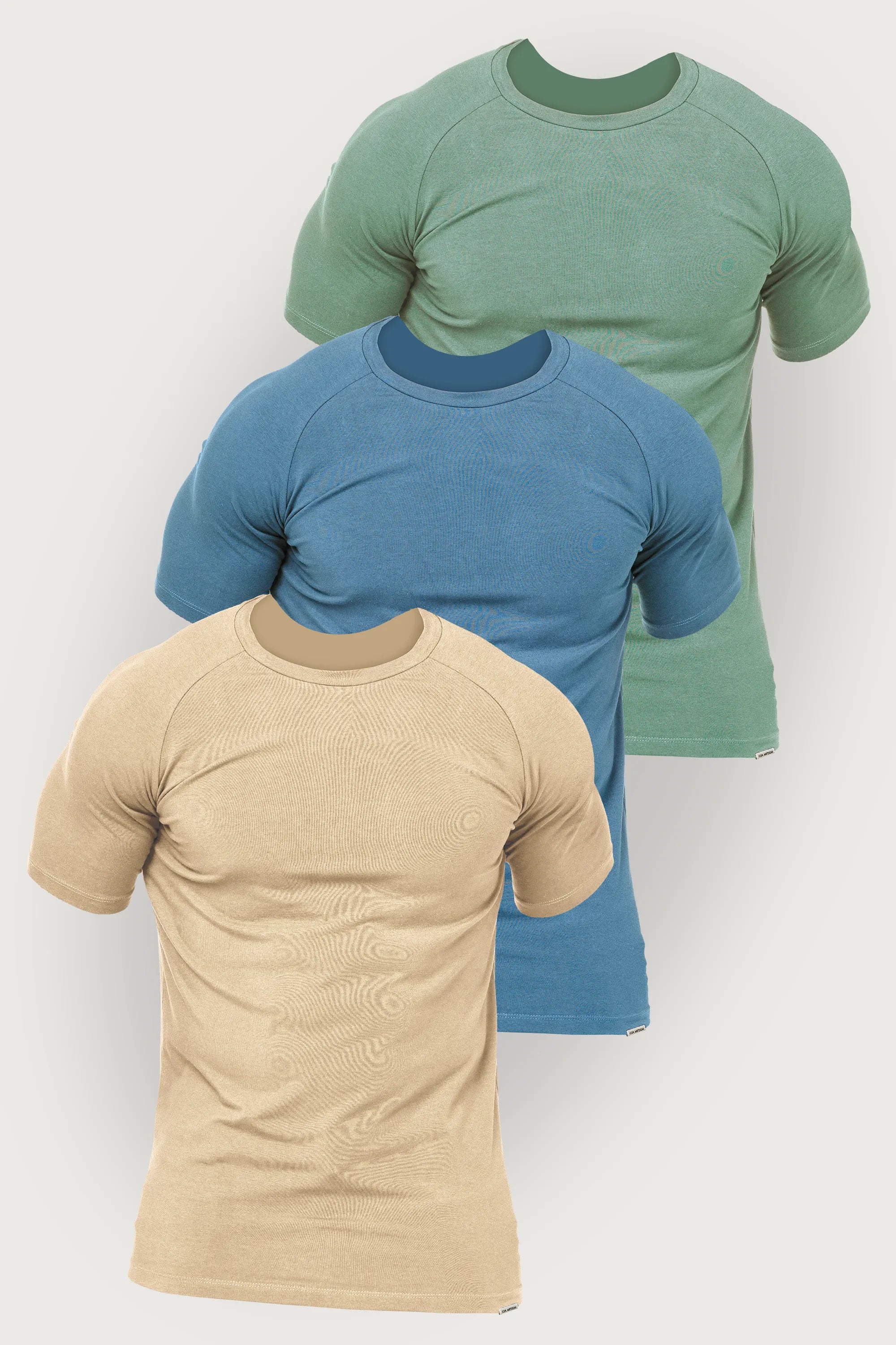 MUSCLE BASIC T-SHIRT 3-PACK SEASONAL COLORS - ICON. AMSTERDAM