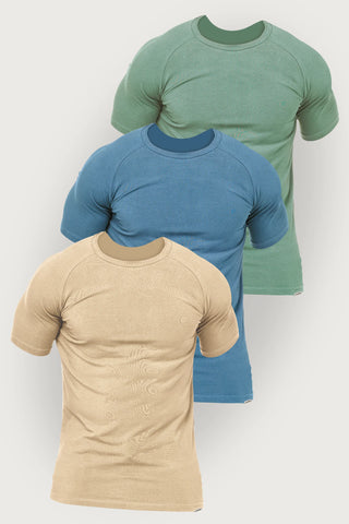 MUSCLE BASIC T-SHIRT 3-PACK SEASONAL COLORS