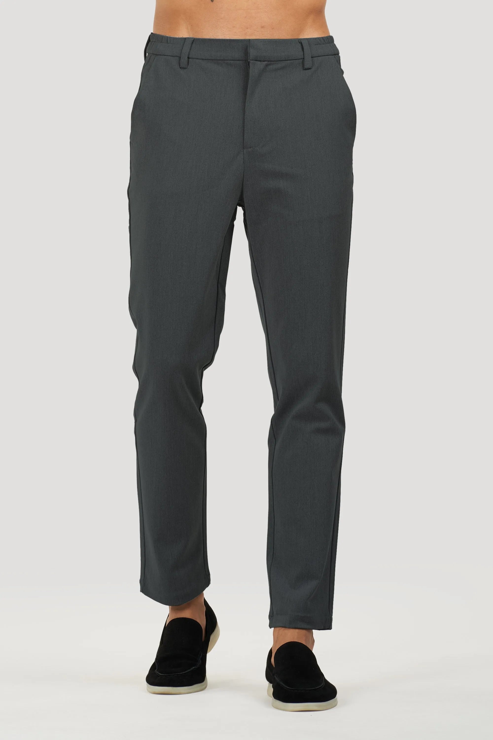 THE SILVIO TROUSERS - DARK GREY - ICON. AMSTERDAM