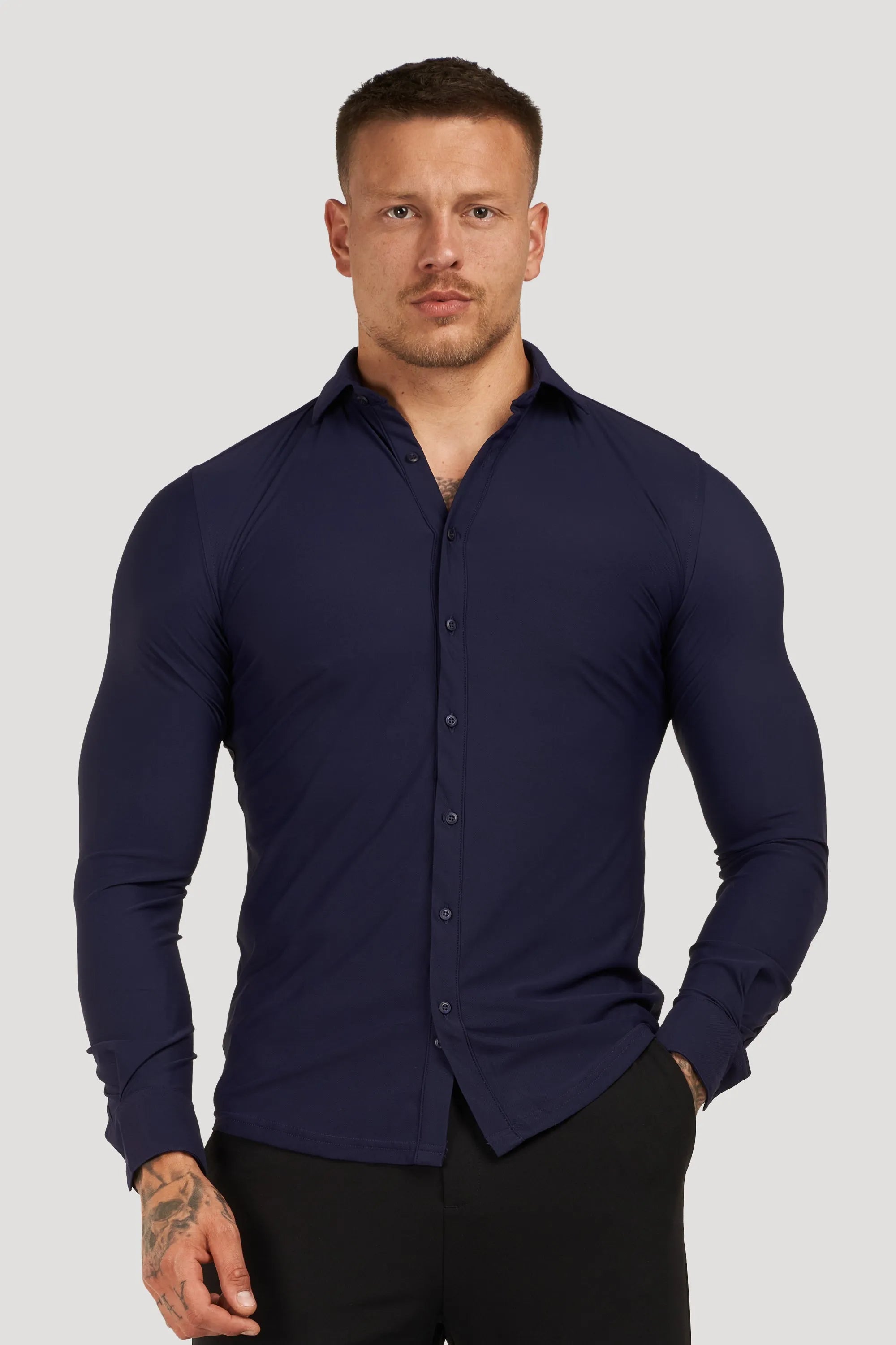 THE ATHLETIC STRETCH SHIRT BUNDLE 3-PIECE SET