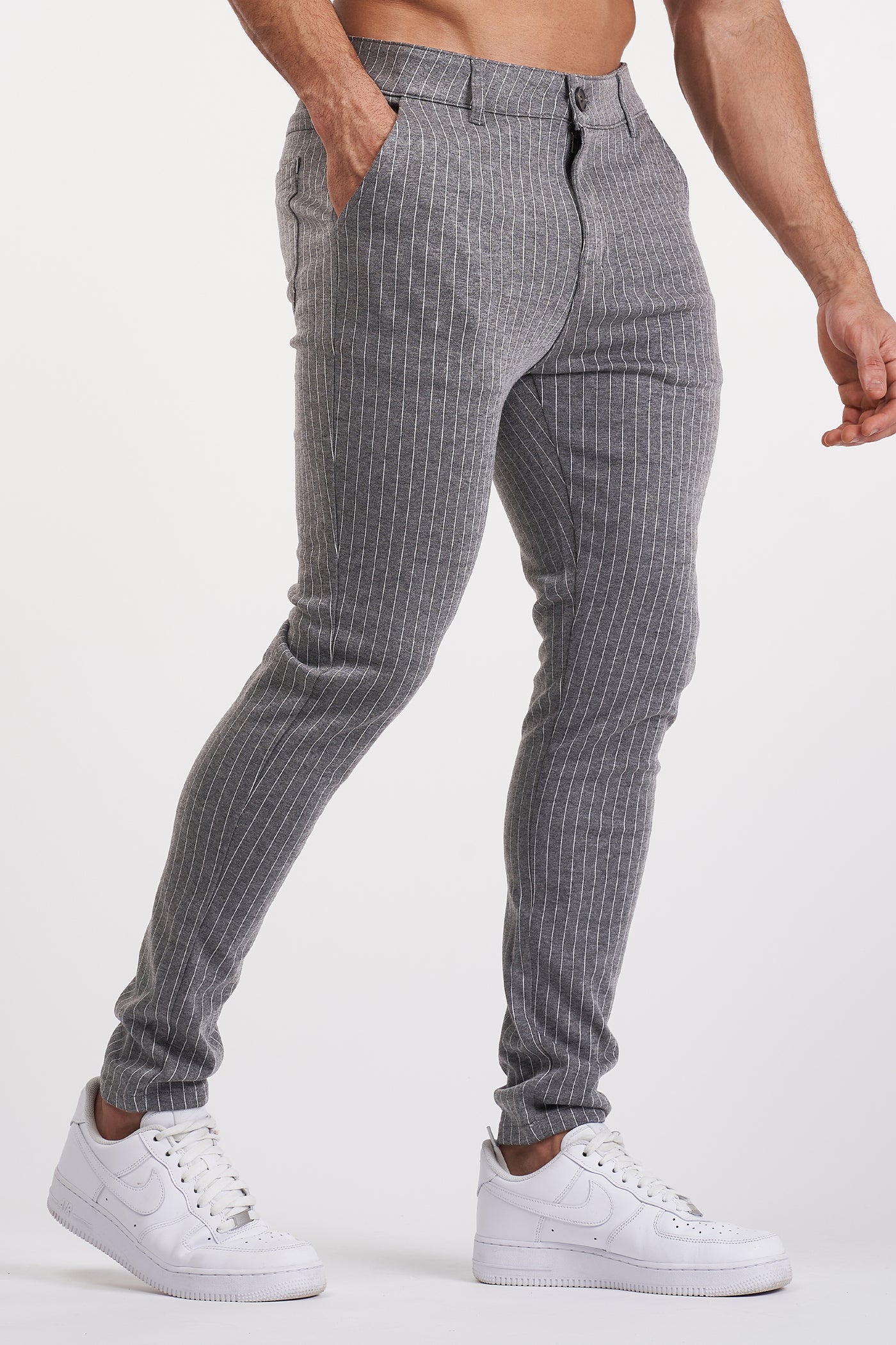 THE NOCO TROUSERS - GREY - ICON. AMSTERDAM