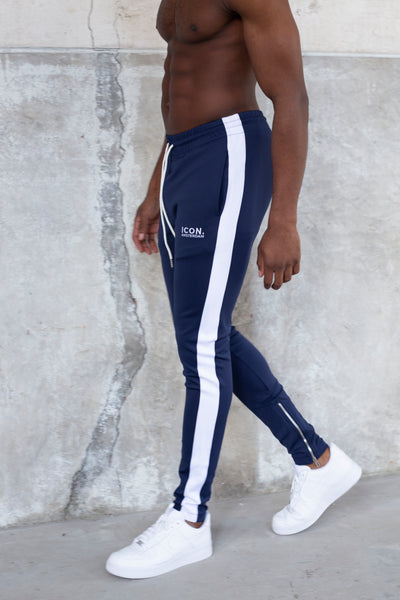 THE ICONIC TRACK PANTS - DARK BLUE - ICON. AMSTERDAM