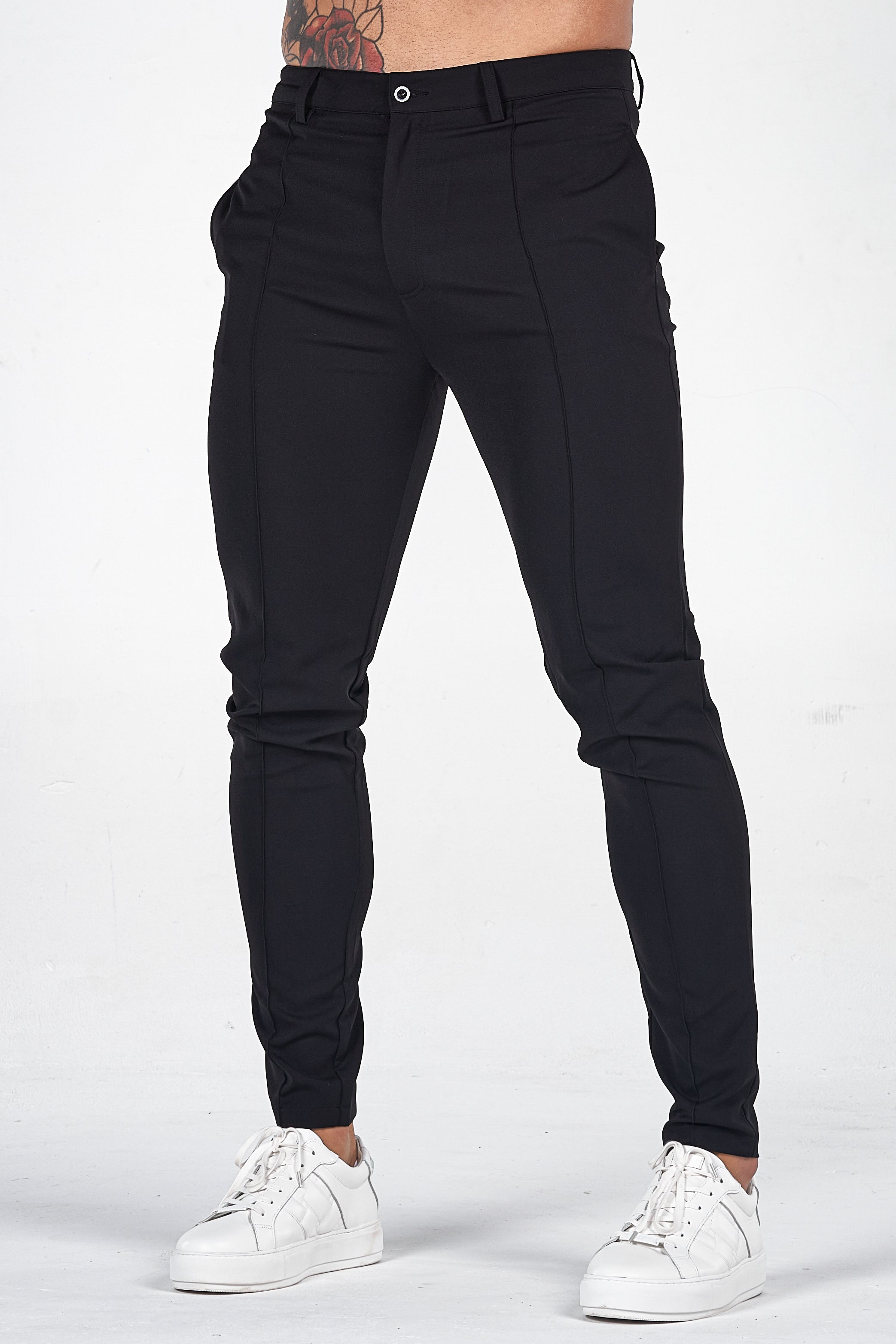 THE VOCO TROUSERS - BLACK - ICON. AMSTERDAM