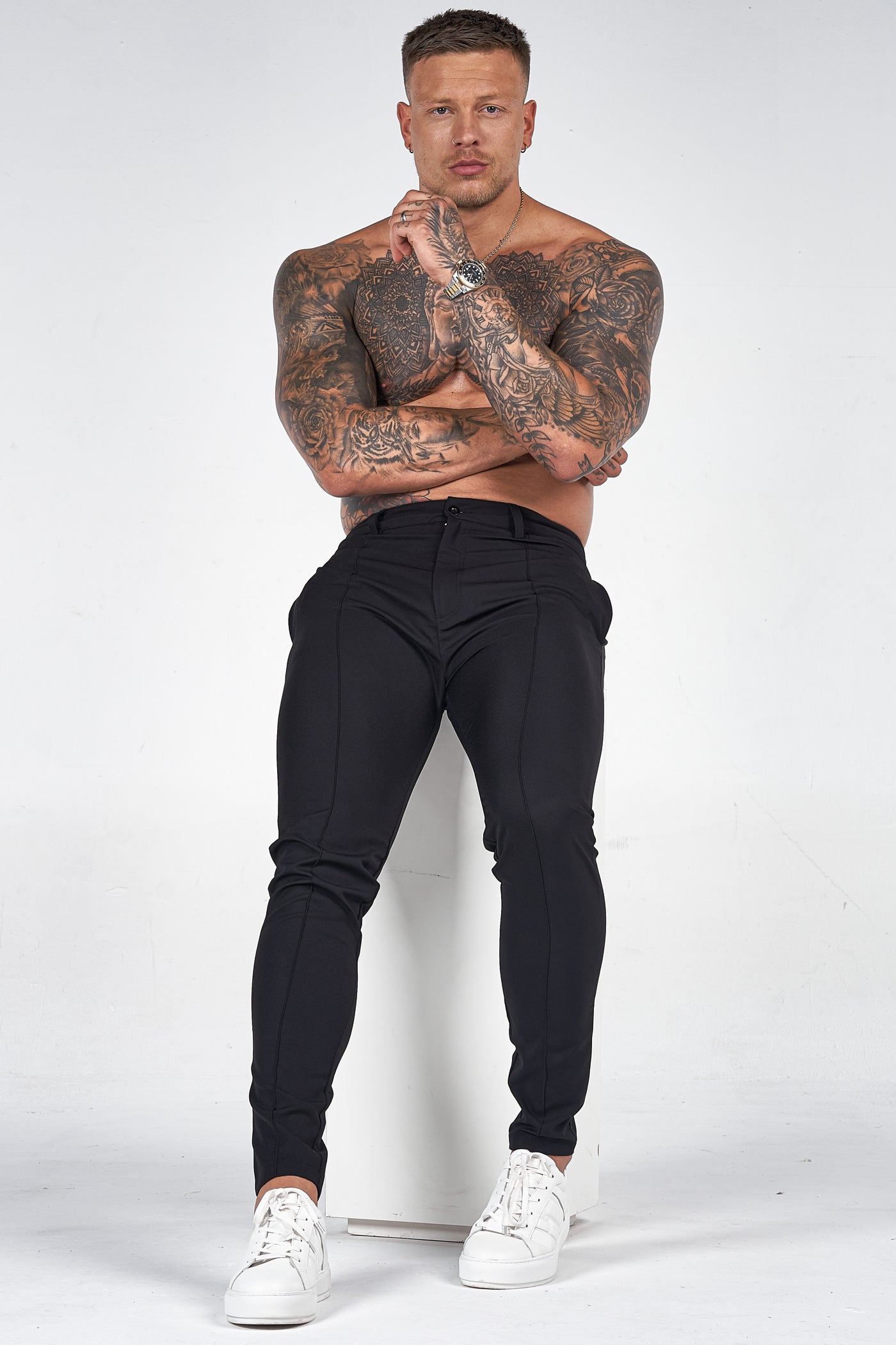 THE VOCO TROUSERS - BLACK - ICON. AMSTERDAM